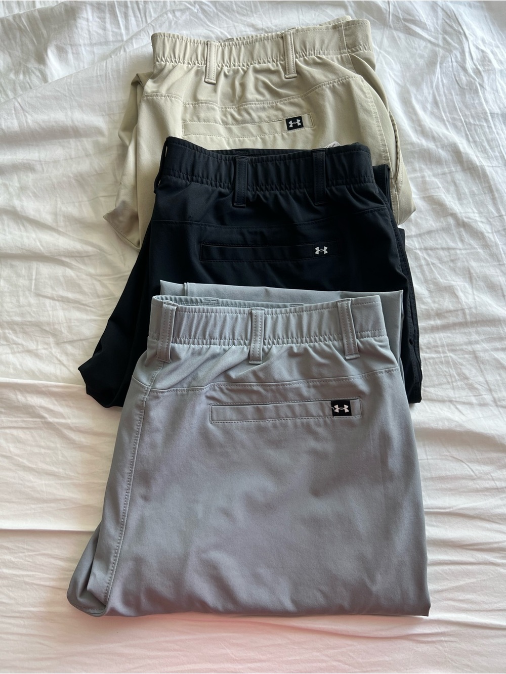 Under Armour Men's Casual Performance Pants - Gray, Black, Cream